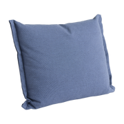 Cuscino in cotone e lino blu 55x60cm Plica - Hay