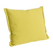 Coussin en coton et lin jaune 55x60cm Plica - Hay