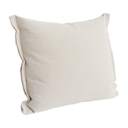 Coussin en coton et lin beige 55x60cm Plica - Hay