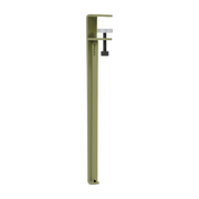Khaki steel table leg, 43 cm - TIPTOE