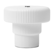 Lampe portable en verre blanc 12x10cm Ripple - Ferm living