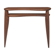 Feve console table in walnut, 100x36x85cm - Ferm living