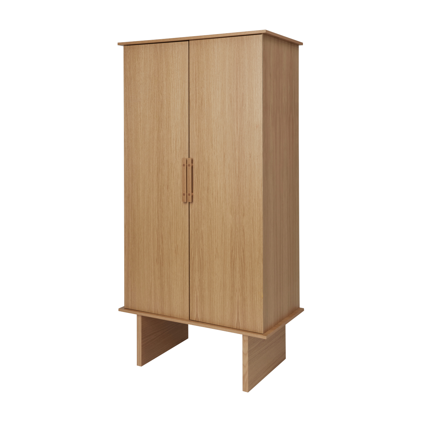 Schrank aus Eichenfurnier 90 x 61 x 186 cm Stilt – Ferm living