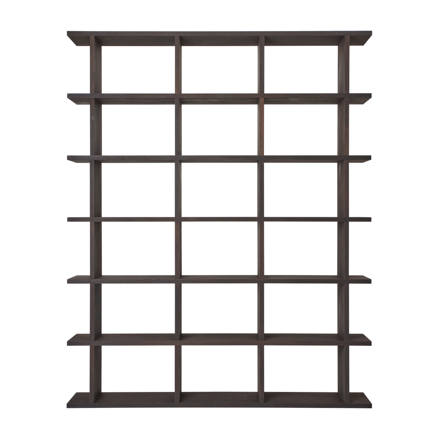 Bücherschrank aus dunklem Eichenfurnier 170 x 30 x 120 cm Kona - Ferm living