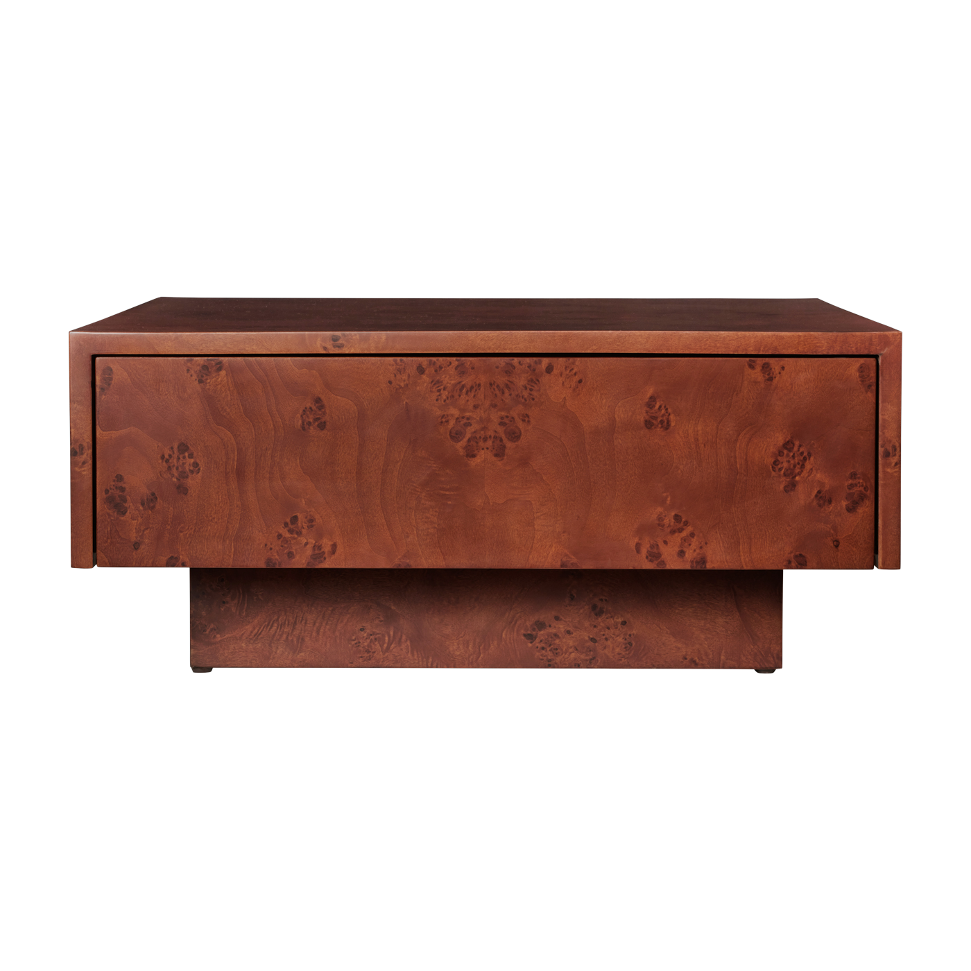 Couchtisch aus dunklem Broussin 70 x 30 cm Burl – Ferm living