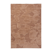 Brown knotted wool rug 140x200cm Cilla - Ferm living