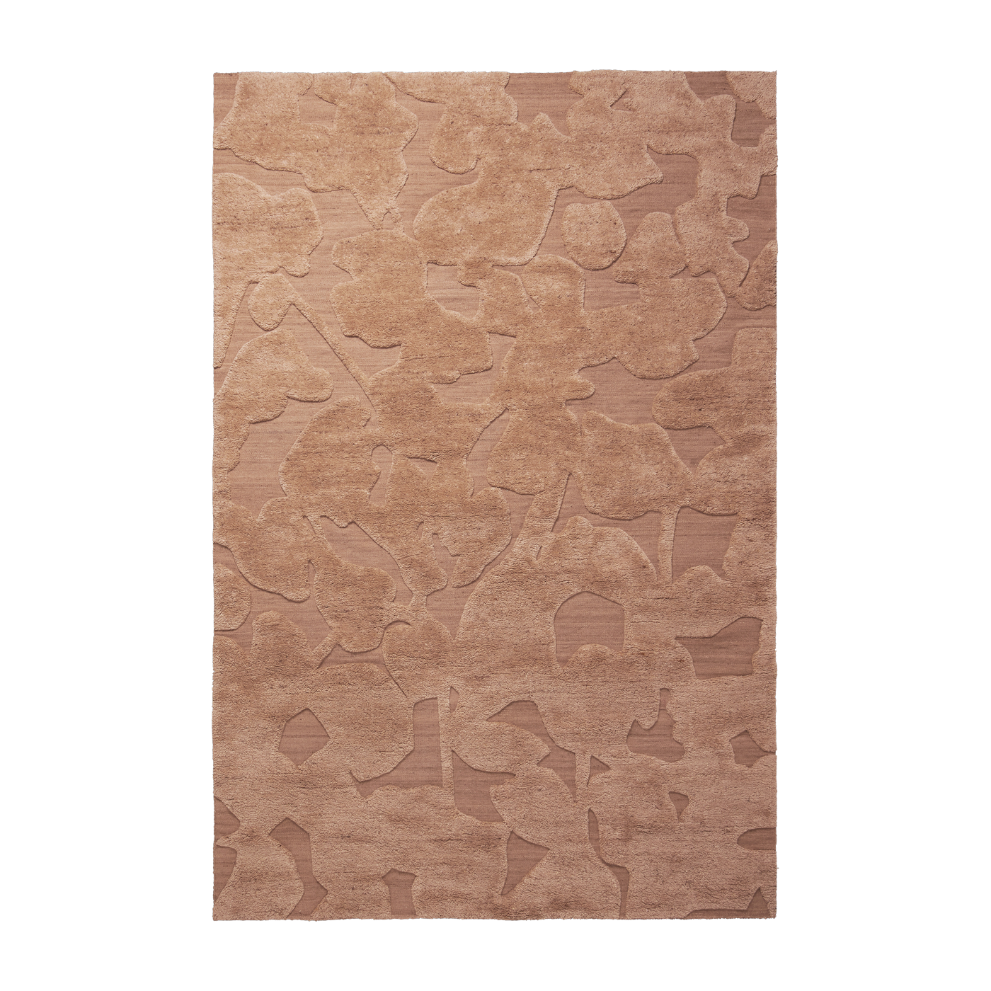 Brown knotted wool rug 200x300cm Cilla - Ferm living