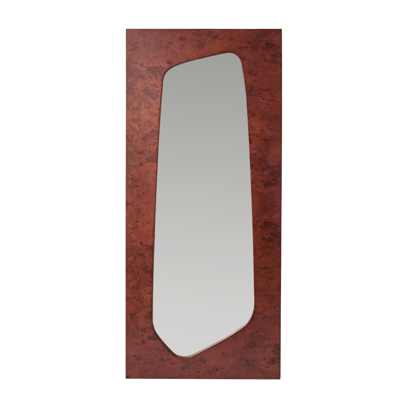 Espejo de madera de álamo oscuro 55 x 135 cm Folia - Ferm living