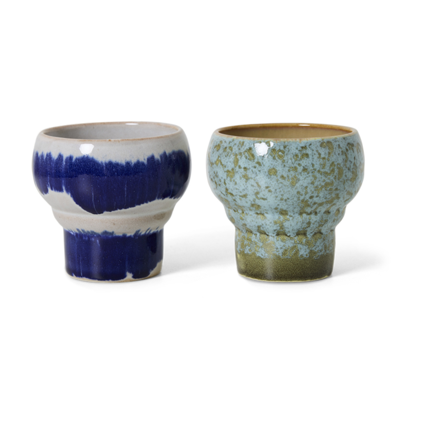 2 tazze da caffè lungo in ceramica Symbolist 8, 9x8, 9x8, 1 cm Stoviglie anni '70 - HKLiving