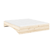 Lit en pin naturel 180x200cm Orbit - Karup Design