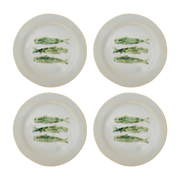 4 Piatti in gres verde 27x2cm Hadden - Bloomingville