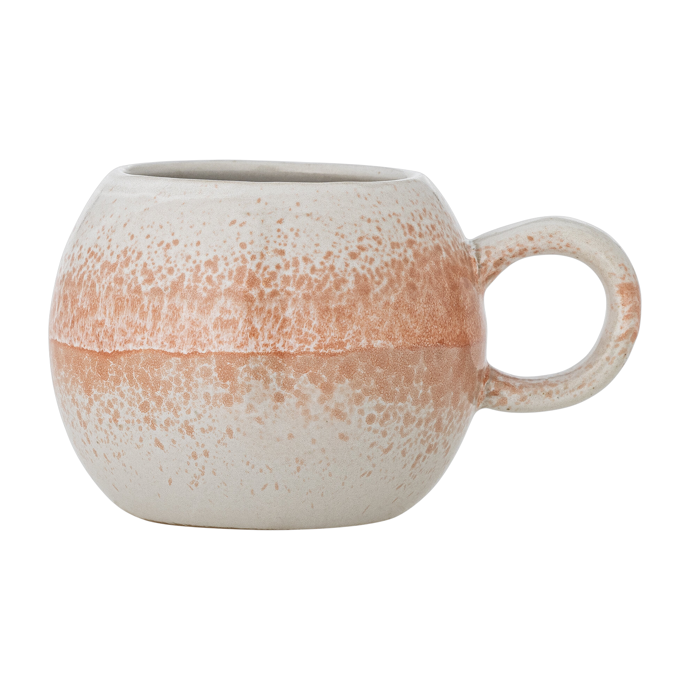 Orange stoneware mug 410ml 4. 2x3. 3in Paula - Bloomingville