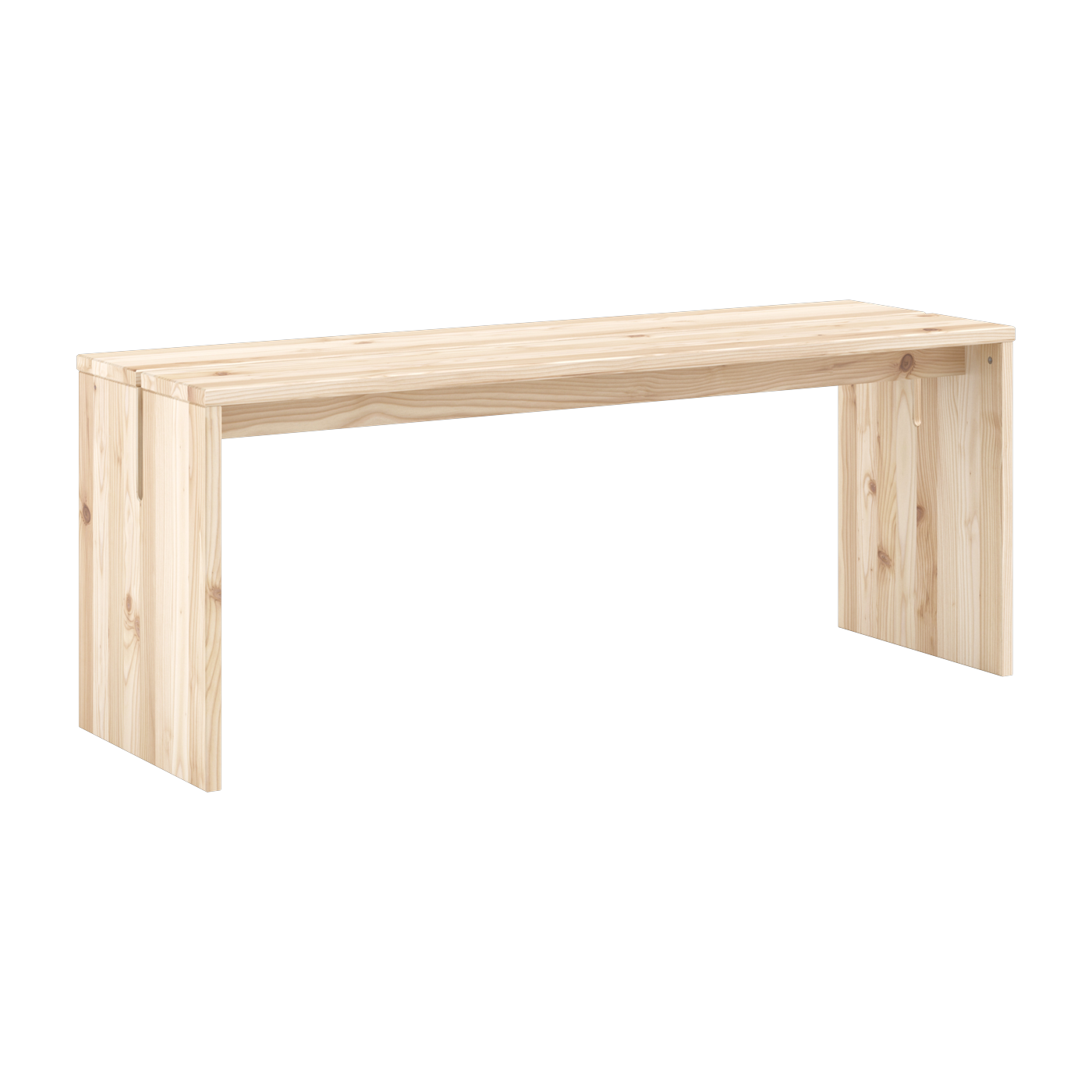 Natural wood bench 115x36cm Join-In - Karup Design
