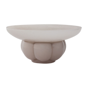 UVA pale pink glass bowl 33x15cm - AYTM