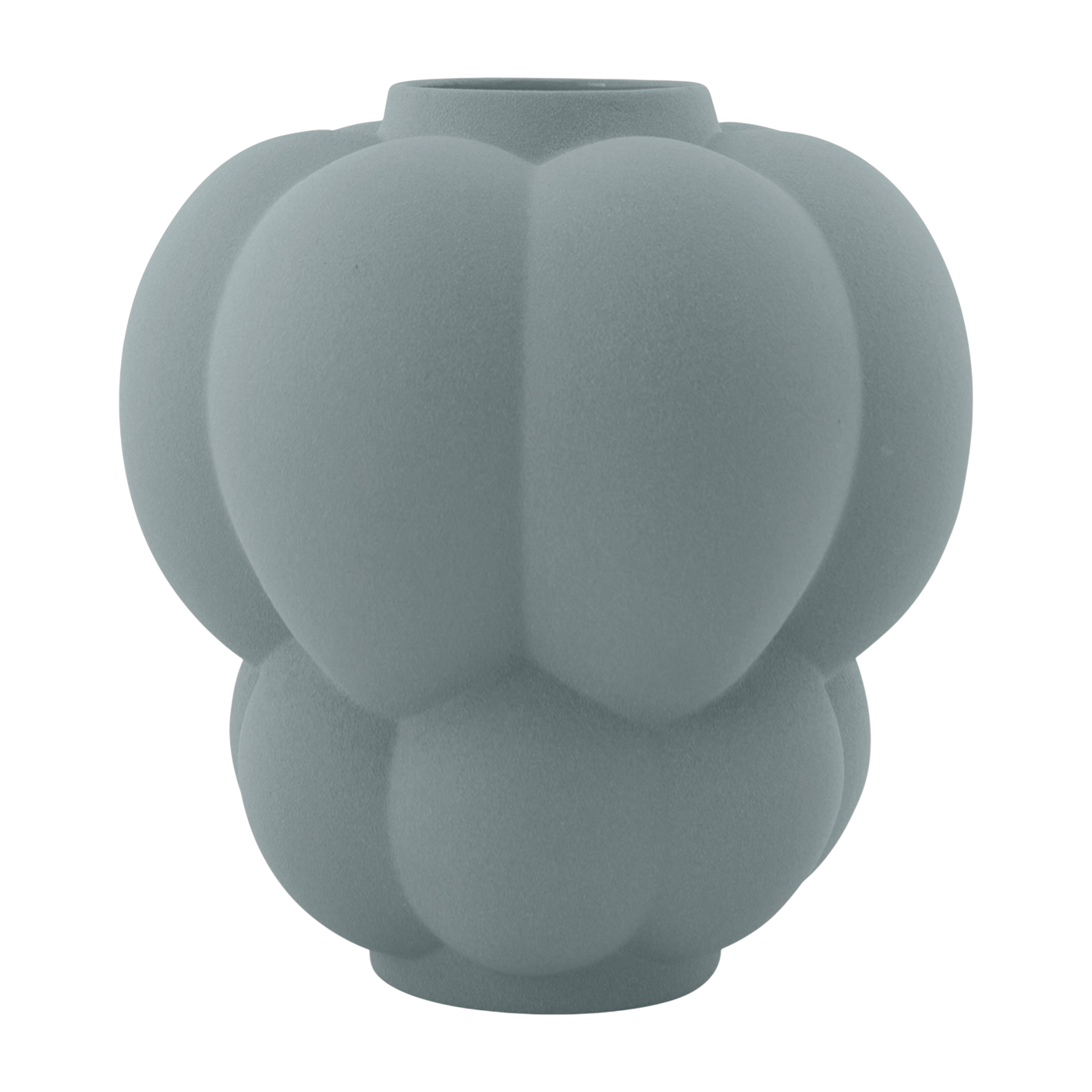 Vase en grès pale mint 35 x 32 cm Uva L - AYTM