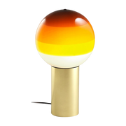 12. 5cm amber glass globe Dipping Light - Marset
