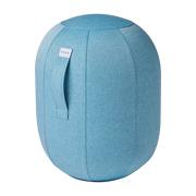 Silla ergonómica de tela azul hielo Kapsul Leiv - VLUV