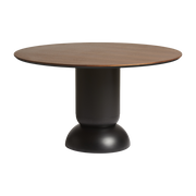 Table à manger en noyer 130x74cm Ludo - Woud