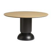 Mesa de comedor de roble 130 x 74 cm Ludo - Woud