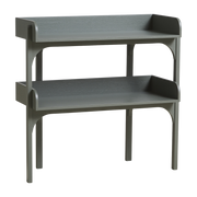 Scaffale Utility in rovere verde grigio 84x36x82cm - Woud