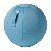 Ergonomic chair in ice blue fabric Leiv - VLUV