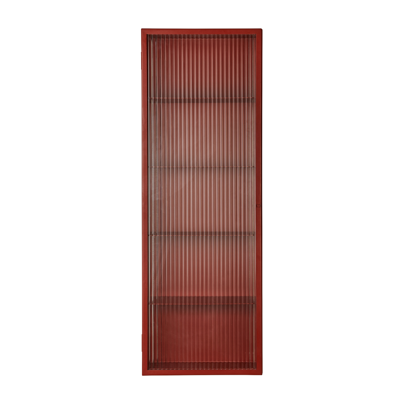 Wandschrank aus rotem Metall 35 x 100 cm „ Haze ” – Ferm living