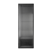 Haze black metal wall cabinet 35x100cm - Ferm living