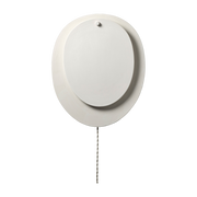 White ceramic wall lamp 33x7x40cm Nebula - Serax