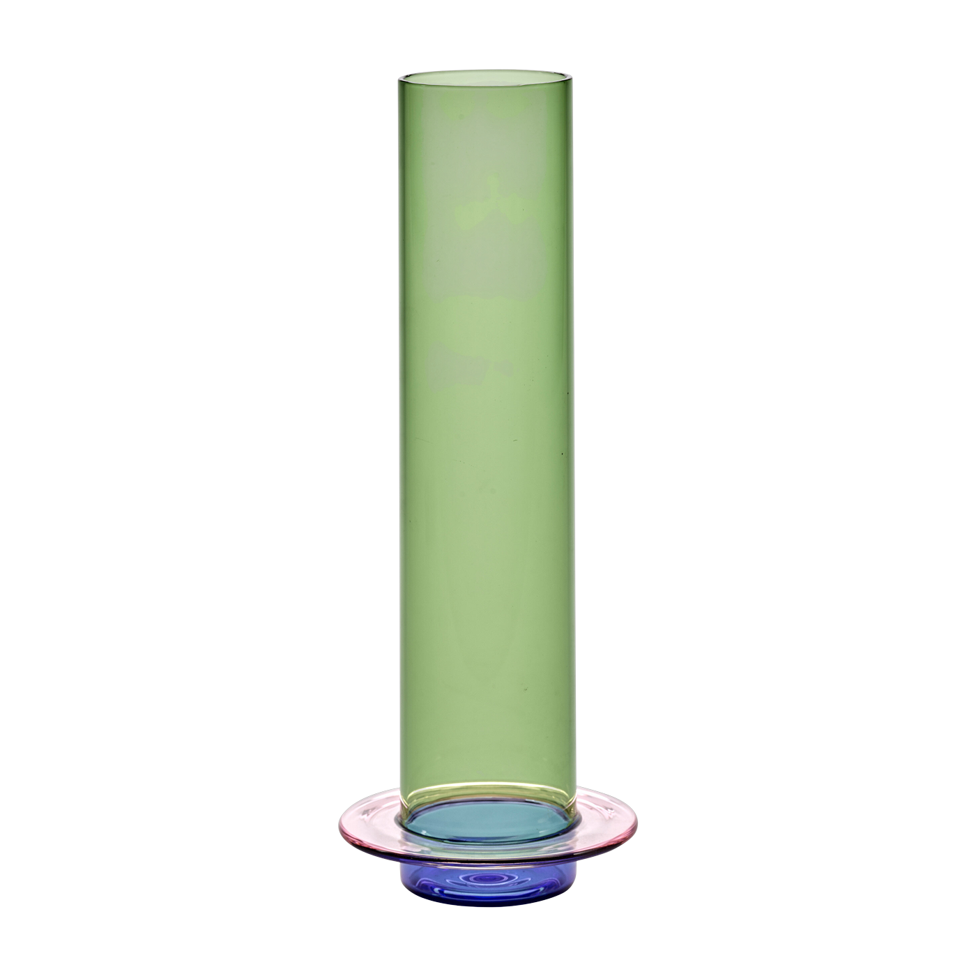 Vase aus grünem, rosa und blauem Glas Mix Tours - SERAX