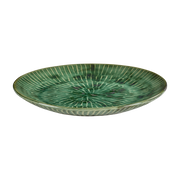 Plato llano de cerámica verde 27 x 3 cm Lanza - Serax