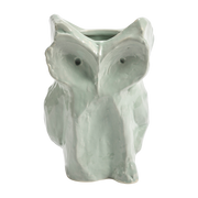 Vase Eule aus hellblauem Steingut, 23 cm, Après Minuit – Serax