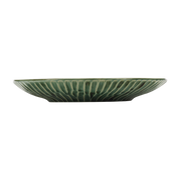 Grüner Keramik-Essteller 22 x 3 cm Lanza – Serax