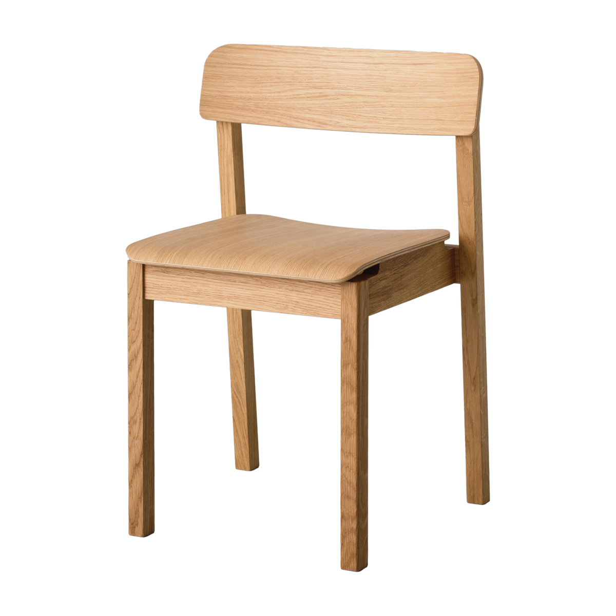 Stuhl aus geölter Eiche 75 x 41 x 45 cm Everyday – Moebe