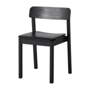 Chaise en chêne noir 75x41x45cm Everyday - Moebe