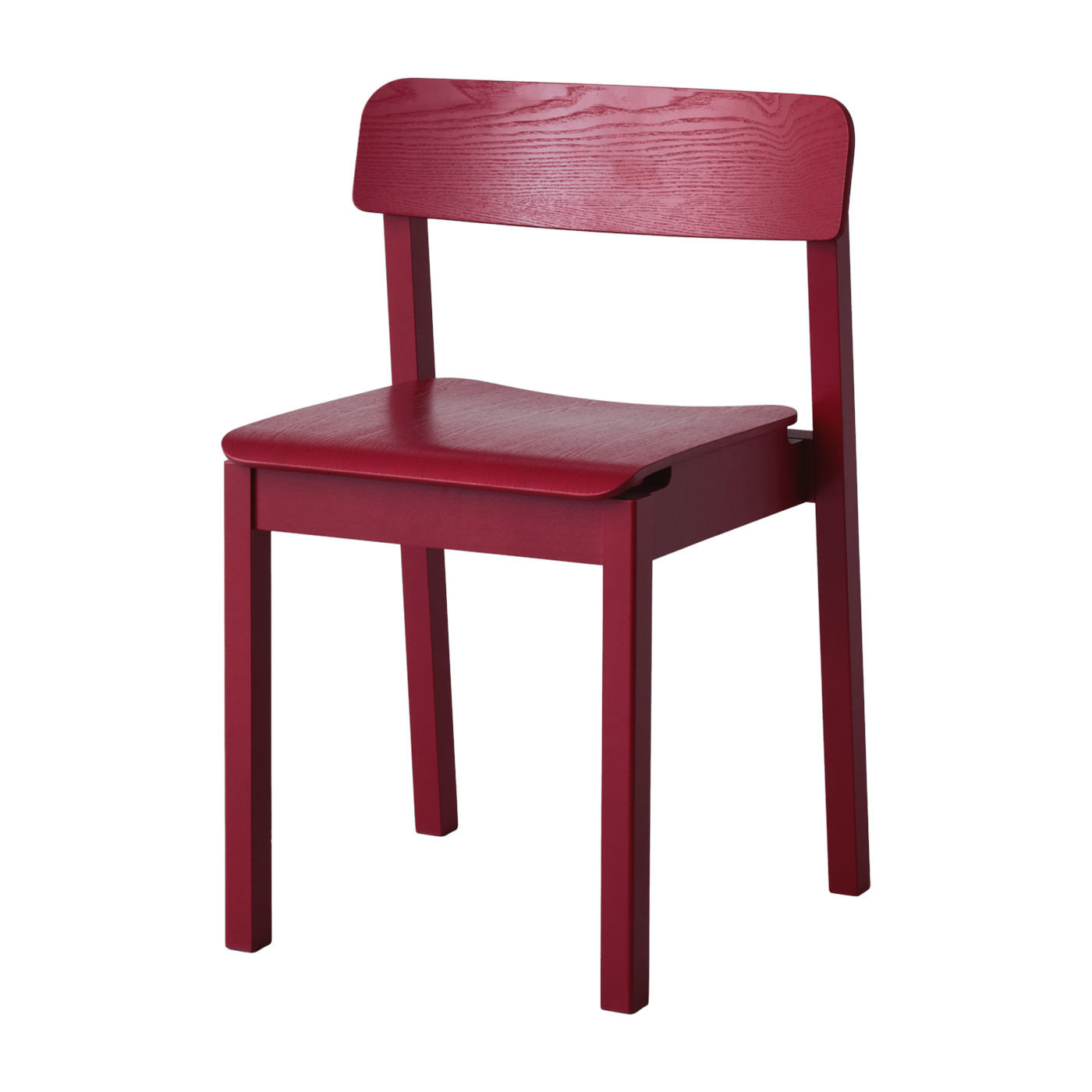 Stuhl aus Roteiche 75 x 41 x 45 cm Everyday – Moebe