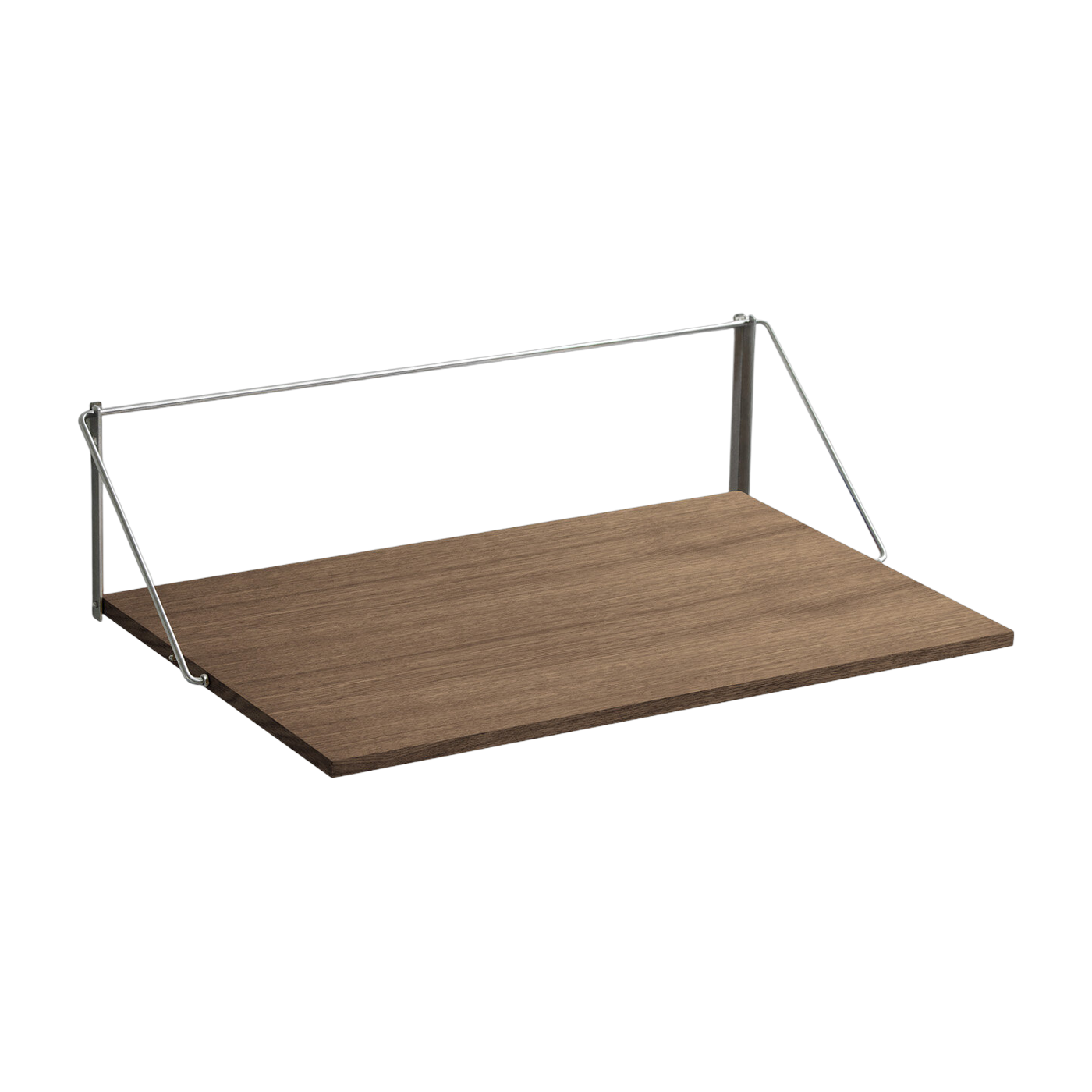 Bureau mural pliant en chêne foncé 90x2x55,5cm - Moebe