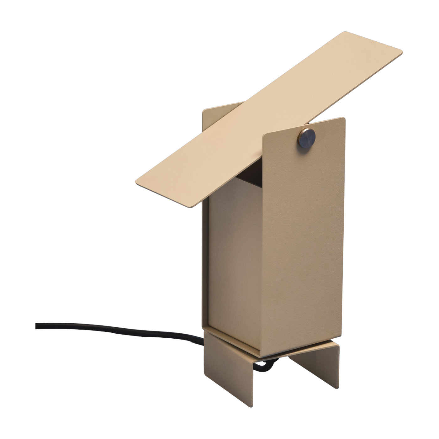 Schwenkbare Lampe aus sandfarbenem Stahl, 22, 5 x 8 cm – Moebe