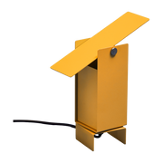 Lampe pivotante en acier jaune 22,5x8cm - Moebe