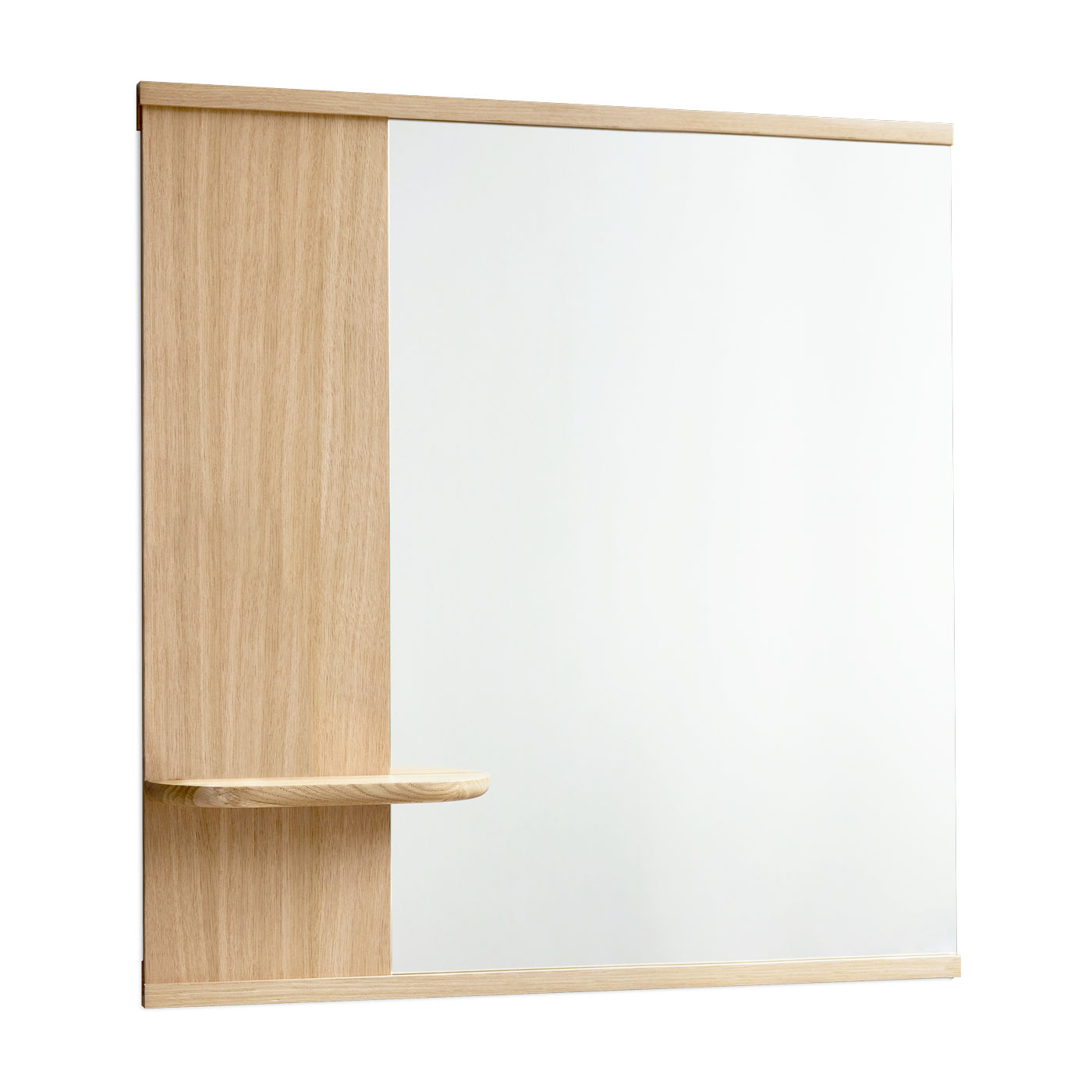Spiegel mit Ablage aus Eiche 72 x 790 x 9, 5 cm – Moebe