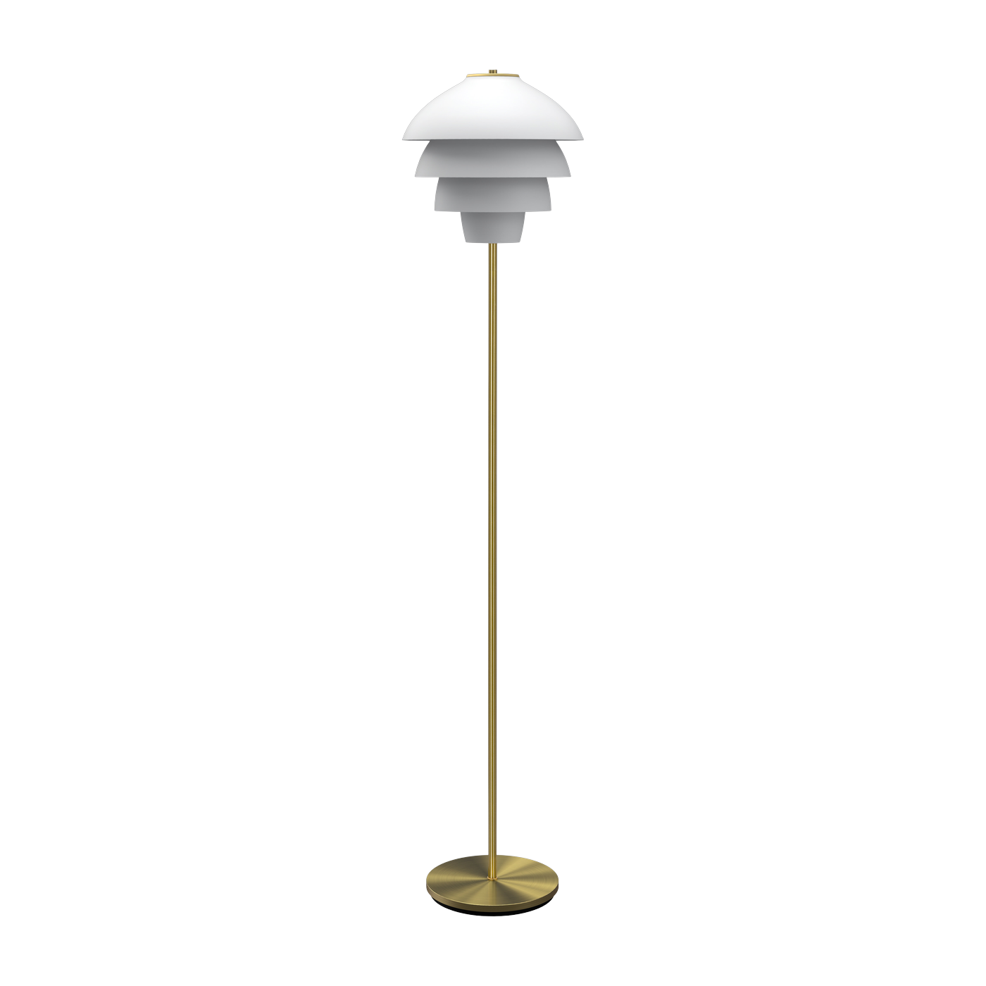 Lampada da terra in ottone 151x32cm Valencia - Belid