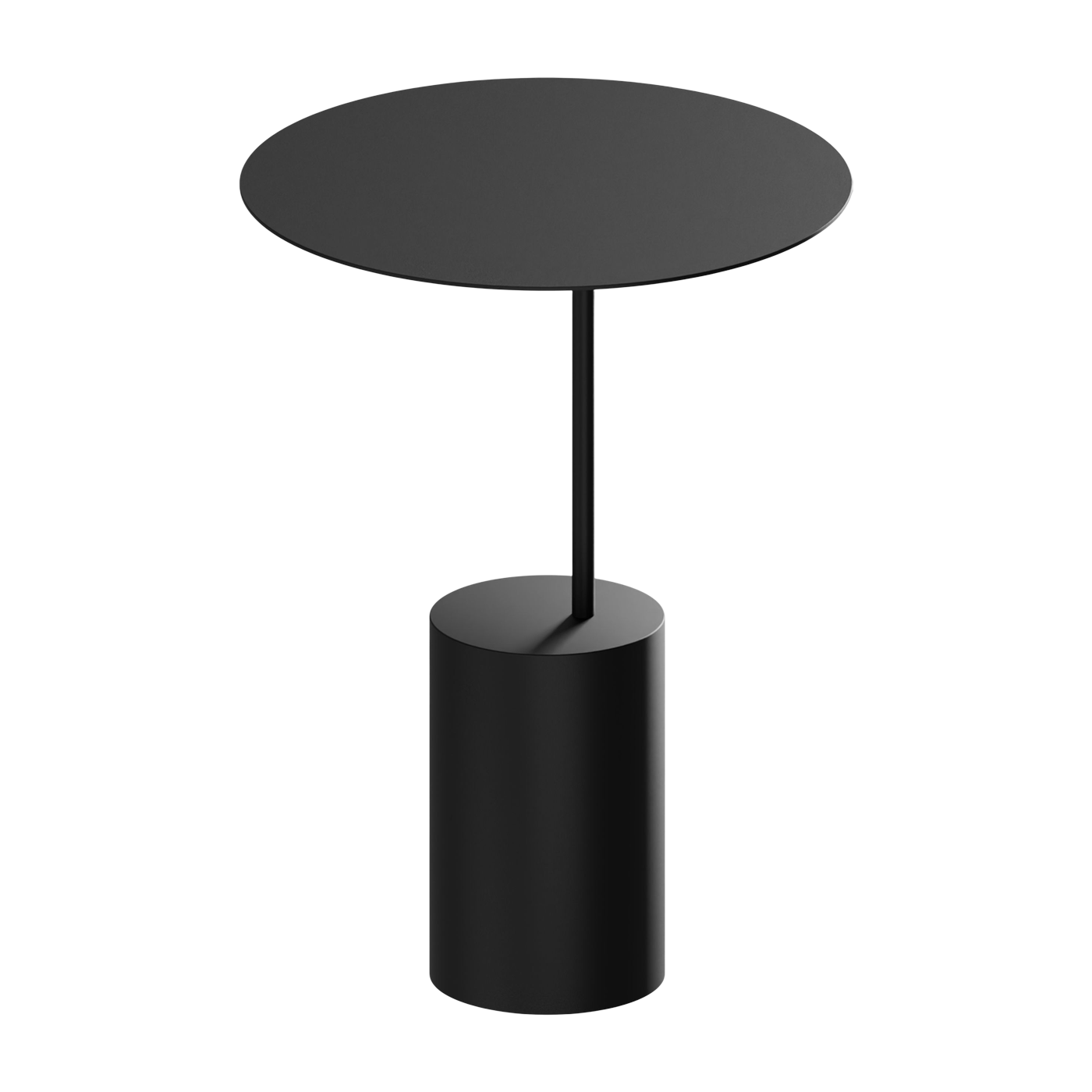 Beistelltisch aus schwarzem Stahl 40 cm Ciro – Metallbude