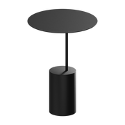 Metallbude 40cm black steel side table