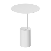 Table d'appoint en acier blanc 40cm Ciro - Metallbude
