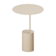 Table d'appoint en acier beige 40cm Ciro - Metallbude
