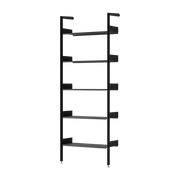 Etagère en acier anthracite 83x223x36cm Rombe - &tradition