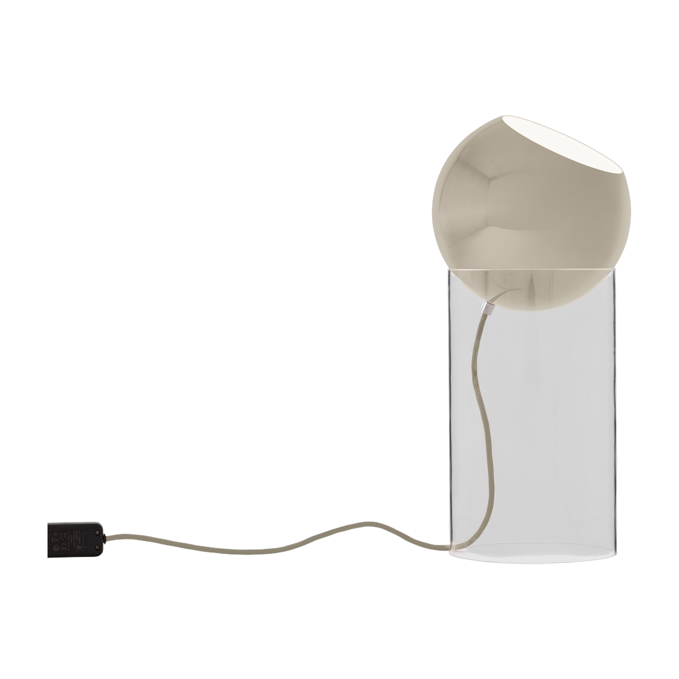 Lampada da tavolo Topan VP14 grigio beige - &tradition