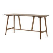 Hoher Esstisch aus geräucherter Eiche 190 x 80 x 95 cm „ In between ” – &tradition