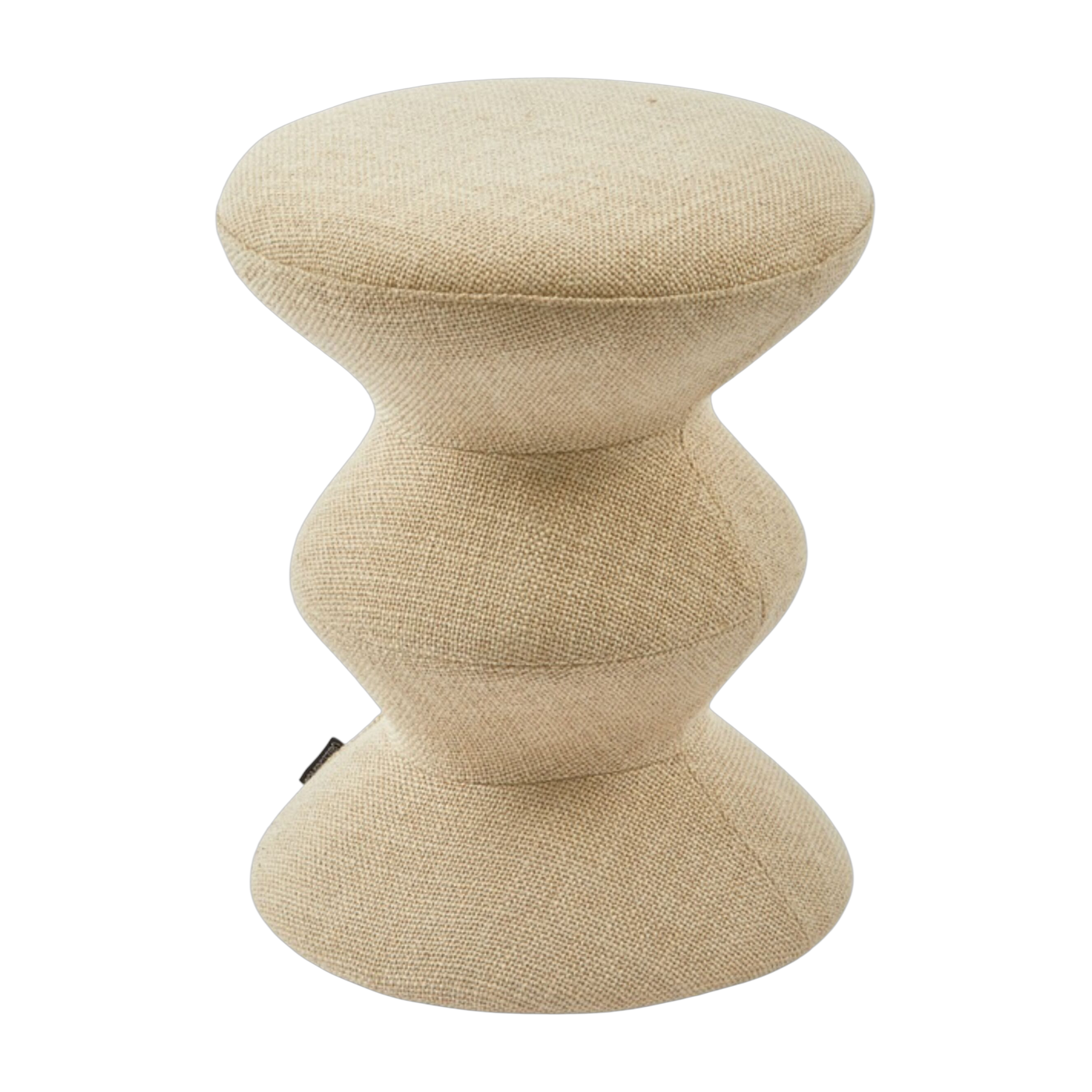 Taburete de tela beige Zig Zag - Pols Potten