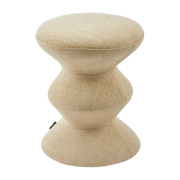 Sgabello in tessuto beige Zig Zag - Pols Potten
