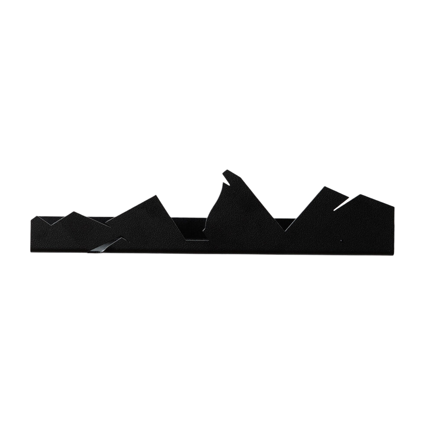 Wandregal aus schwarzem Stahl 31 x 2 x 9 cm Mountains – Emko